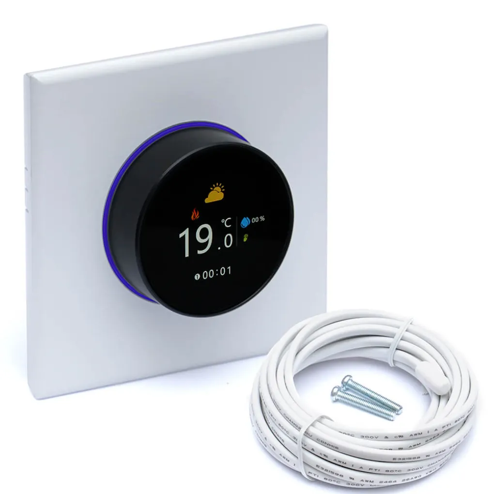 Терморегулятор Heat Plus BHT-6000-W WI-FI сенсорный 16А белый (BHT6000WWF)- Фото 4